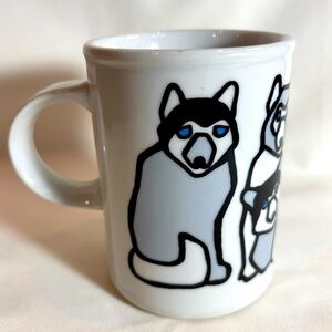 MARC TETRO Huskies Design Alaskan Northern Sled  Dogs Mug